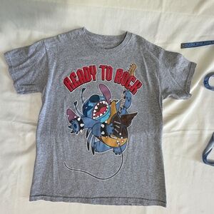 Stitch Ready To Rock Boys Medium T-shirt Disney Original / Authentic